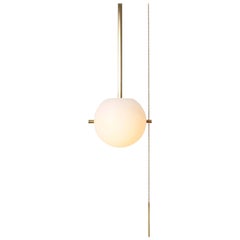 Workstead Signal Pendant in Hewn Brass
