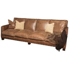 Retro Ralph Lauren Leather Sofa