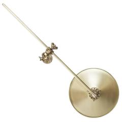 Workstead Wall Lamp in Brass with Adjustable Spun Brass Shade 11
