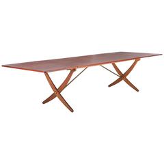 Largest Hans Wegner Dining Table for Andreas Tuck