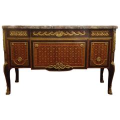 19th Century Commode with Doors and Drawers by Sormani