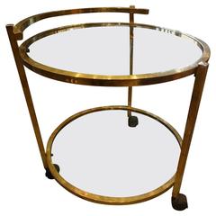 1950s French Brass Side Table