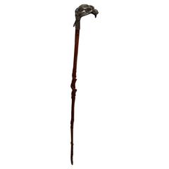 Contemporary Walking Stick Inspired by Art Nouveau