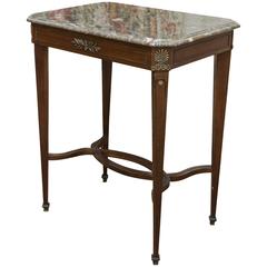 Marble-Topped Side Table 8