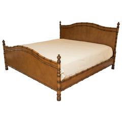 Faux Bamboo King Bed Frame
