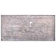 Mid-Century Modern Brutalist Wall Plaque Sculpture Art 9