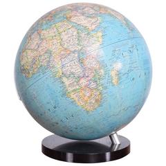 Vintage Modernist World Globe by National Geographic 7
