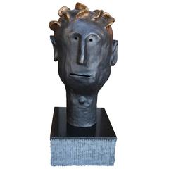 Leroy Bronze Sculpture by Danny First with Granite Base 12