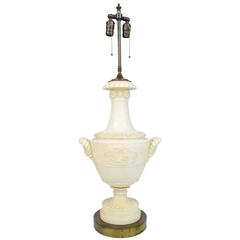 Fine Italian Neoclassical Style Carved Table Lamp