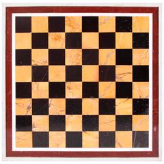 Early 19th Century Marble Chess Board