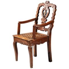 Country Rustic French Armchair Fauteui