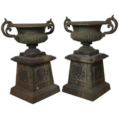 19th Century Campana Victorian Urns