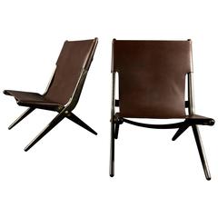 "Saxe" Folding Lounge Chair, Mogens Lassen, Designed 1955, Denmark