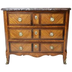 19th Century French Marble-Top Chest with Ormolu 12