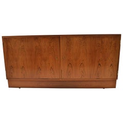 Danish Modern Two-Door Rosewood Cabinet