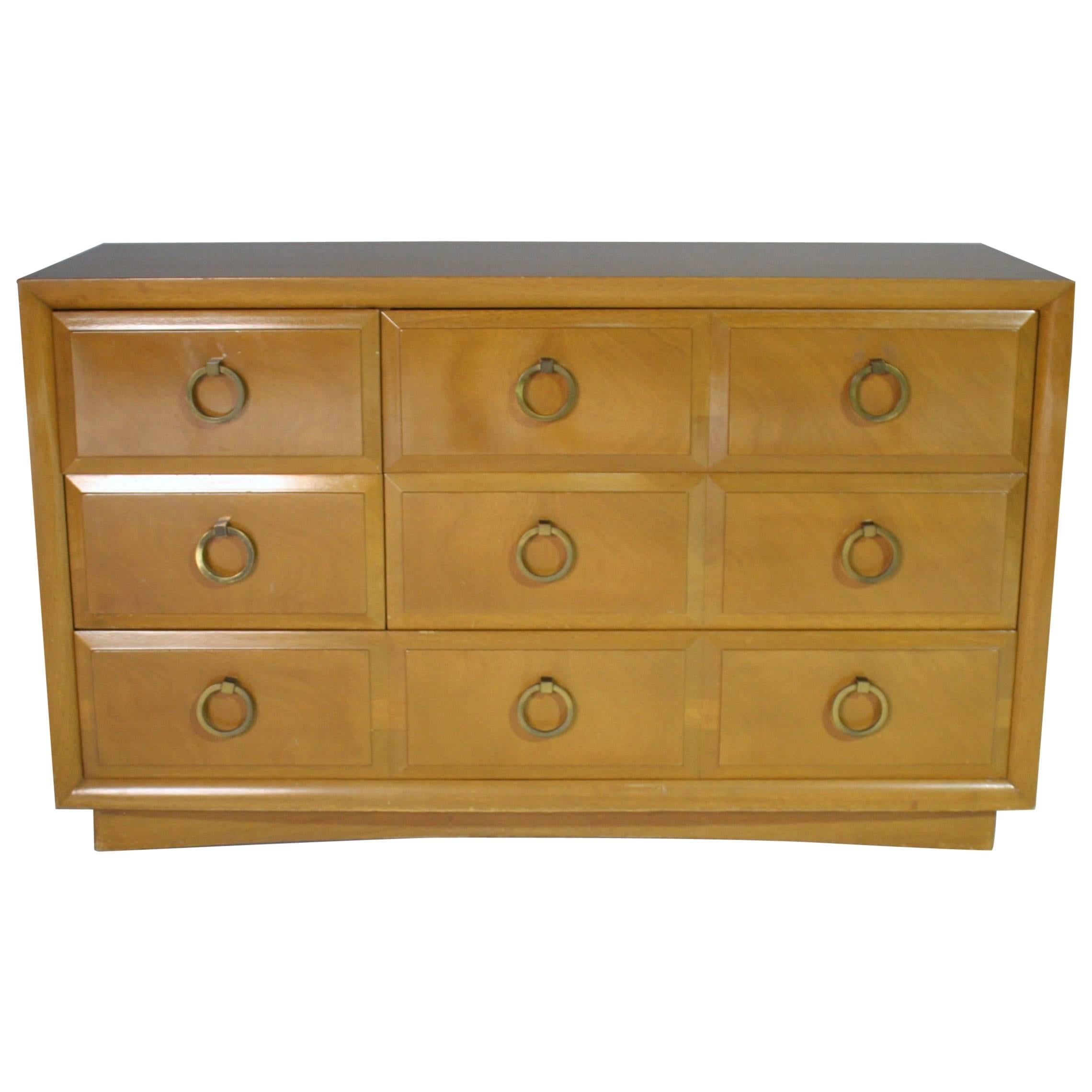 T.H. Robsjohn-Gibbings Five-Drawer Dresser