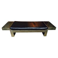 Vintage Stainless Steel Bench