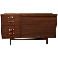 Early Mid-Century Modern Walnut Credenza by Jens Risom