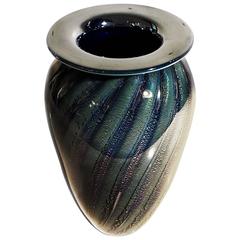 Robert Eickolt Dicroic Iridescent Vase, 1994