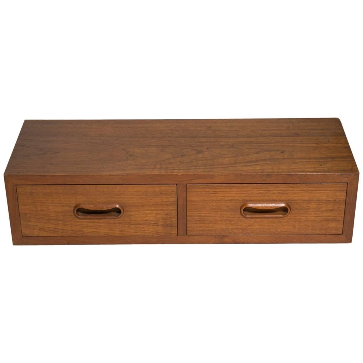 Danish Teak Wall Console