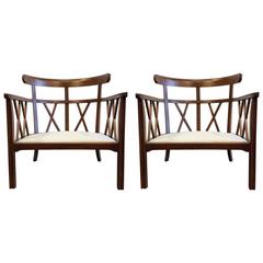 Pair of Mid-Century Modern Lounge Chairs 12