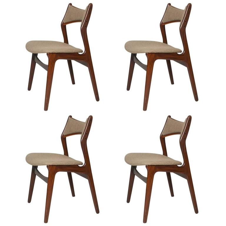 Erik Buck Model #310 Dining Chairs For Sale at 1stdibs