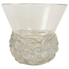 René Lalique Opalescent Vase "Cerises"