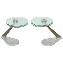 Glass Modernist Side Tables 5