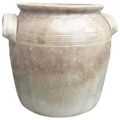 Antique French Provincial Glazed Confit Pot