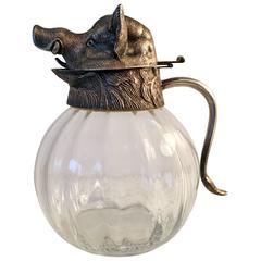 Impressive Boar's Head Pitcher, Spain, circa 1960