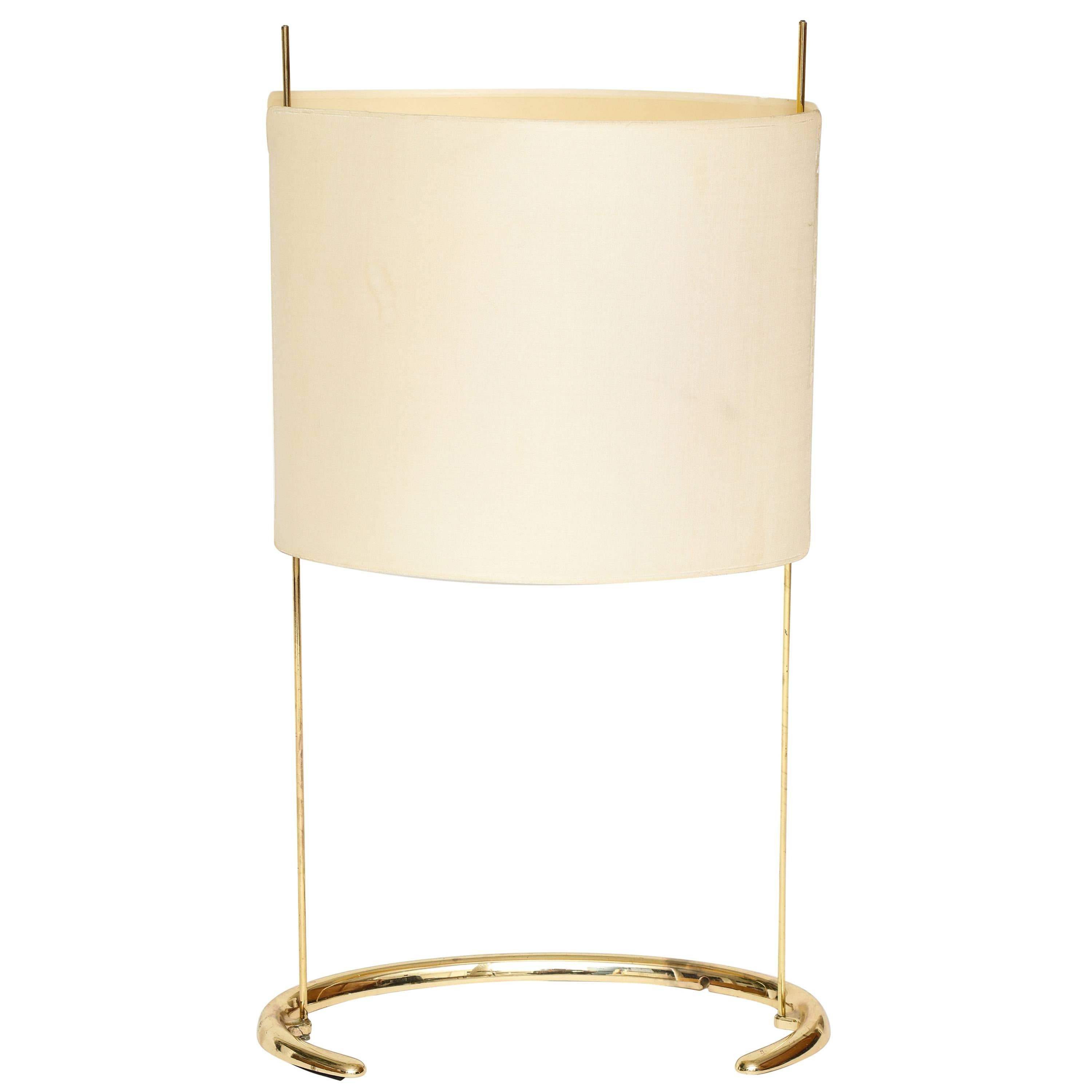 Gala Table Lamp Arteluce Paolo Rizzatto Brass Italian, 1970s