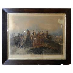 Fox Hunting the Meet Lithograph by Artist J. F. Herring 11