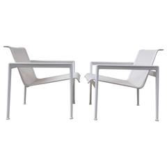 Retro Pair of 1966 Lounge Chairs by Richard Schultz, Knoll