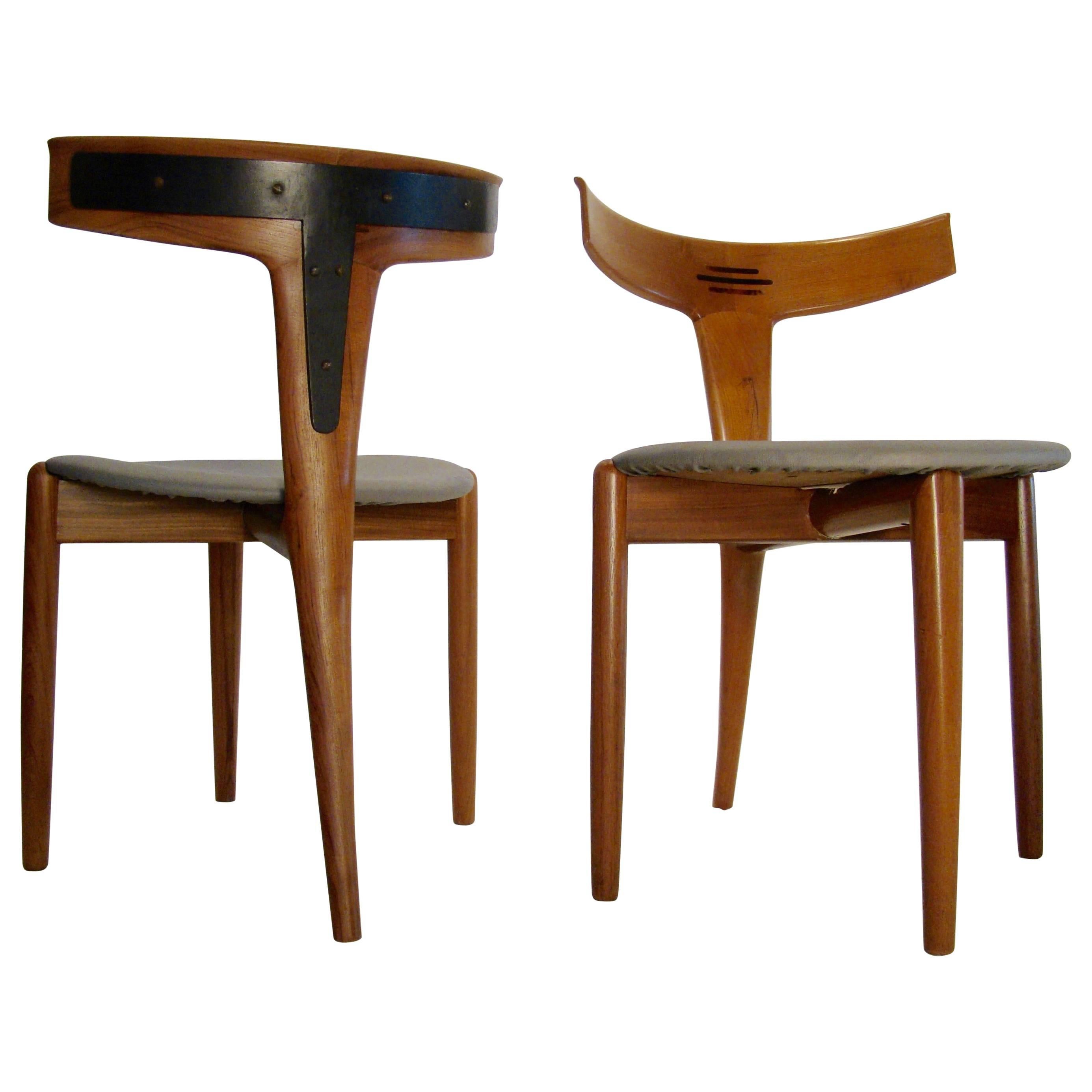 Rare and Beautiful Dining Accent Chair by Kurt Ostervig for Moreddi, Denmark