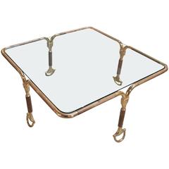 Vintage Stunning Rare Gucci Horsebit Coffee Table