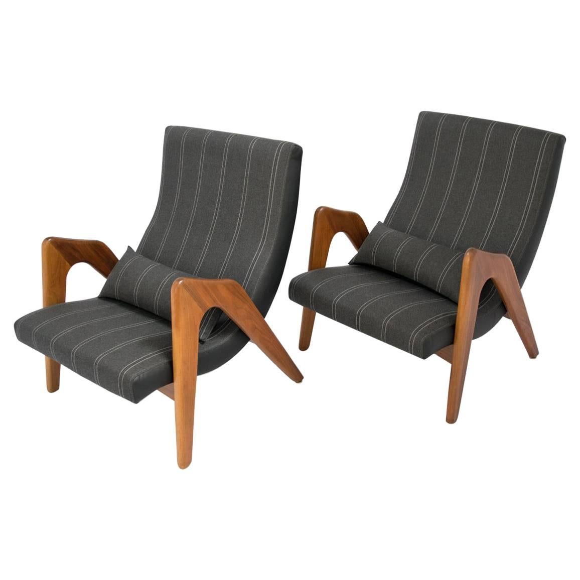 Mid-Century Lounge Chair by Adrian Pearsall for Craft Associates Pair Available