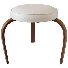 American-Made Stool with Bent Wood Legs