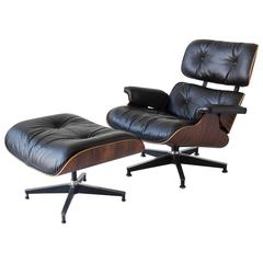 1970s Eames 670/671 Lounge Chair with Ottoman