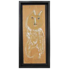 Jimmy Lee Sudduth Painting of a Dog 1