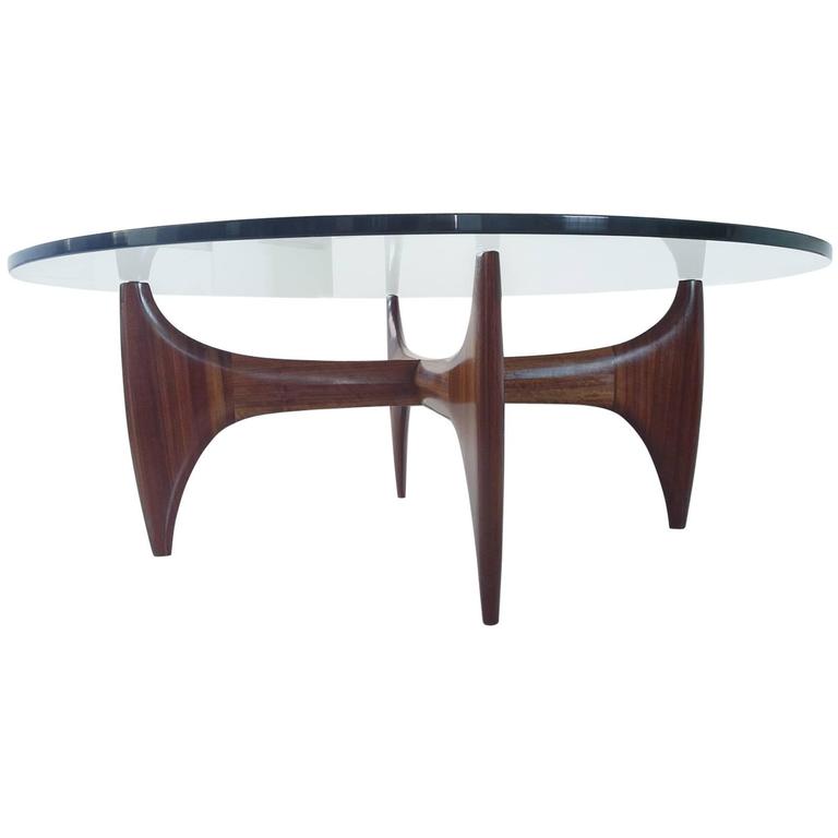 High Quality Brazilian Sculptural Coffee Table in Solid Jacaranda Wood