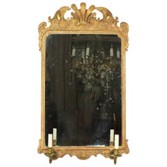 Antique Early 18th Century George I Giltwood Pier Mirror