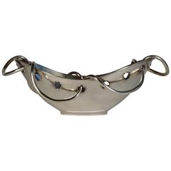 Spectacular Arrigo Finzi 'Sant Elia' Silver Centerpiece, Italy, 1930s