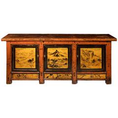 Antique Late 19th Century Chinese Gansu Cabinet