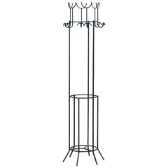 Franco Campo and Carlo Graffi Iron Rod Prisco Coat Stand, Home, Italy, 1961