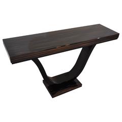 Macassar Art Deco Console Table 5