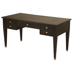 Antique French Directoire Style Desk in an Ebonized Finish