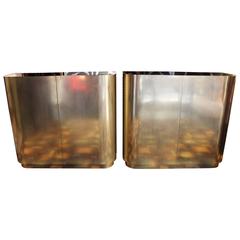 Pair of Modern Brass Sideboards 12