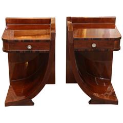 French Rosewood Art Deco Side Table