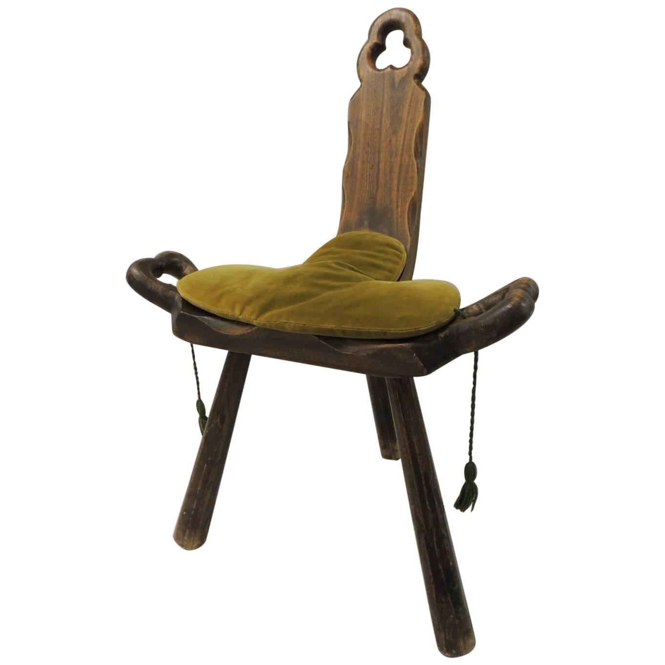 Vintage Primitive African “Birthing” Chair