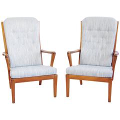 Rare Pair of "Mabulator" Chairs by Carl Malmsten
